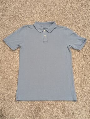 Arizona Jean Co. Men's Flex Light Blue Polo Shirt - Size Small